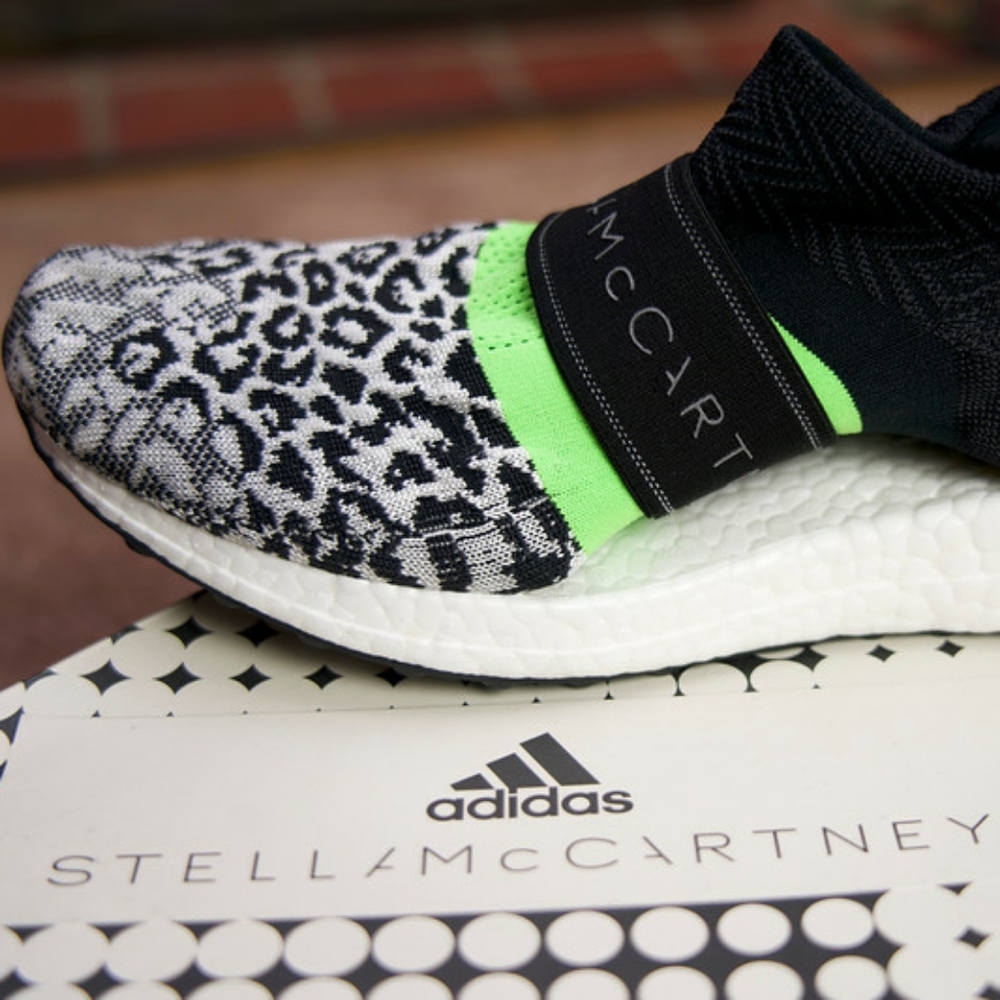 Ultraboost x 3.D. S. Black and white leopard print